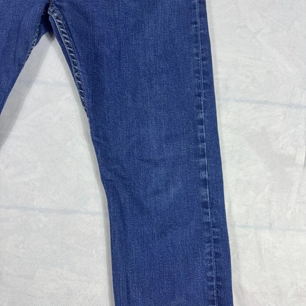 Levi's Men's‎ Straight Jeans Blue Denim Zip Fly Mid Rise 5-Pocket Design W34 L32